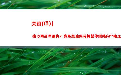 突發(fā) | 擔心商品車丟失？寶馬奧迪保時捷暫停鐵路向中國輸送進口車